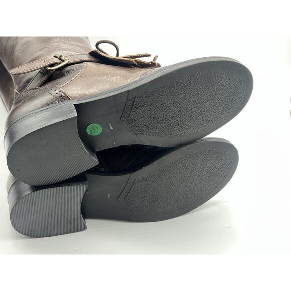 Coconuts by Matisse Cobb Brown Leather Riding Boots with tassel Size 6.5 NEW - Picture 10 of 14